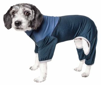 4-Way Stretch Two-Toned Full Body Warm Up (Color: Teal, Size: Medium)