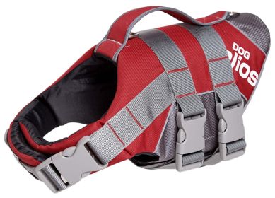 Helios Splash-Explore Outer Performance 3M Reflective and Adjustable Buoyant Dog Harness and Life Jacket (Size: Medium)