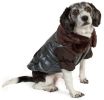 Ultra Fur 'Track-Collared' Metallic Dog Jacket