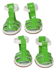 Buckle-Supportive Pvc Waterproof Dog Sandals Shoes (Size: X-Small)