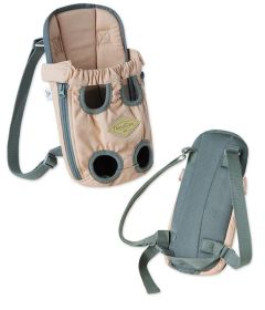 'Wiggle-Sack' Fashion Designer Front & Backpack Dog Carrier (Color: pink, Size: Medium)