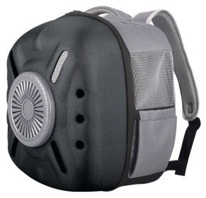 'Armor-Vent' External USB Powered Backpack w/ Built-in Cooling Fan (Color: Black)