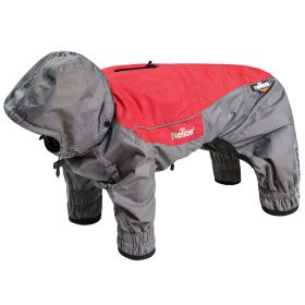 'Arctic Blast' Full Bodied Winter Dog Coat w/ Blackshark Tech (Color: Red, Size: Large)