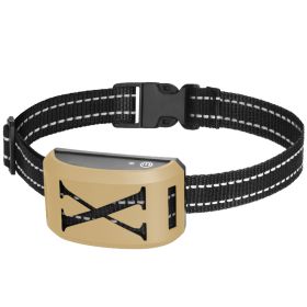 Wireless Electric Dog Fence Containment System Electric Training Collar (Color: gold, Type: ReceiverOnly)