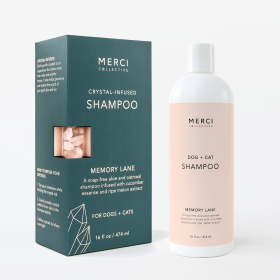 Crystal Infused Luxury Dog Shampoo (Color: Rose Quartz)