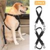 2Pcs Dog Seat Belt Leash Adjustable Safety Leads