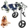 VEVOR 2 Wheels Dog Wheelchair for Back Legs, Lightweight & Adjustable