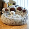 Dog Bed Cat Pet Sofa Cute Bear Paw Shape Comfortable Cozy Pet Sleeping Beds For Small, Medium, And Large Dogs And Cats