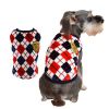 Vintage Plaid Thick Diamond Winter Large Dog Thermal Vests