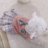 Sweet Bowknot Dog Sweater Dress for Small Medium Large Dog & Cat