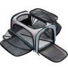 Outdoor dog portable handbag; 4 Sides Expandable