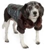 Ultra Fur 'Track-Collared' Metallic Dog Jacket