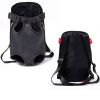 Denim Backpack Outdoor Travel Carrier Bag for Small Dogs