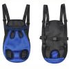 Denim Backpack Outdoor Travel Carrier Bag for Small Dogs