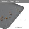 Silicone Dog Bowl Mat Non-Stick  Fountain Tray Placemat