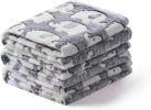 1 Pack 2 Dog Blankets Super Soft Fluffy Premium Flannel Throw