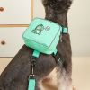 No Pull Vest Harness With Backpack; Cute Dog Leash