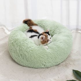 Plush Warm Dog Bed For Indoor-Winter Mat (Color: Light Grey, Size: 50cm/19.7in)