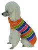 Tutti-Beauty Rainbow Heavy Cable Ribbed Turtle Neck Dog Sweater