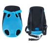Denim Backpack Outdoor Travel Carrier Bag for Small Dogs