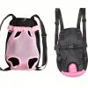 Denim Backpack Outdoor Travel Carrier Bag for Small Dogs