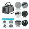 Outdoor dog portable handbag; 4 Sides Expandable