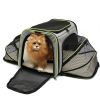 Outdoor dog portable handbag; 4 Sides Expandable
