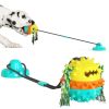 Chewing Toys Dog Food Leaking Bite Resistant Ball W/ Suction Cup