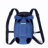 Denim Backpack Outdoor Travel Carrier Bag for Small Dogs