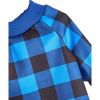 Warm Fleece Clothing Classic Plaid Patchwork Dog Hoodies