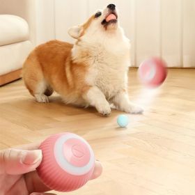 , Automatic Moving Rolling Ball For Indoor Puppies (Color: Blue)